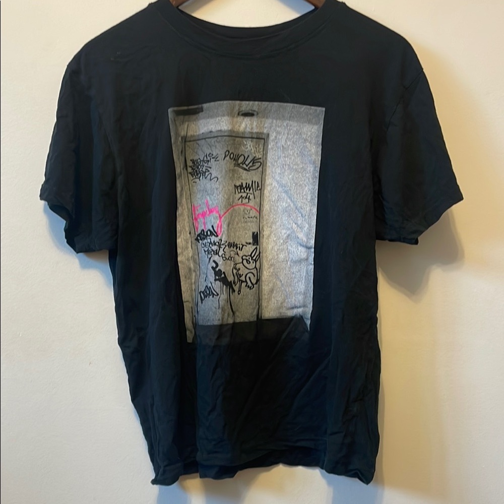 Marc By Marc Jacobs Black Graphic Tee